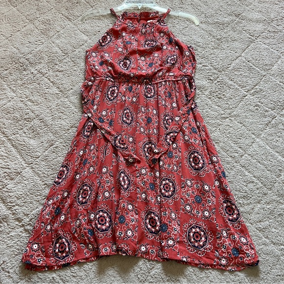 Francesca's Collections Dresses & Skirts - NWT Francesca's Blue Rain Boho Halter‎ Dress Juniors Size 14